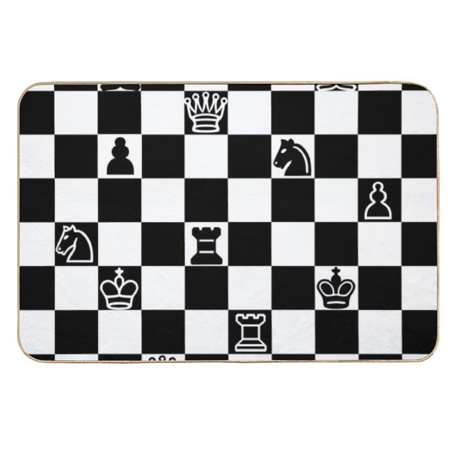 Chess  Pet-Safe Bath Mat