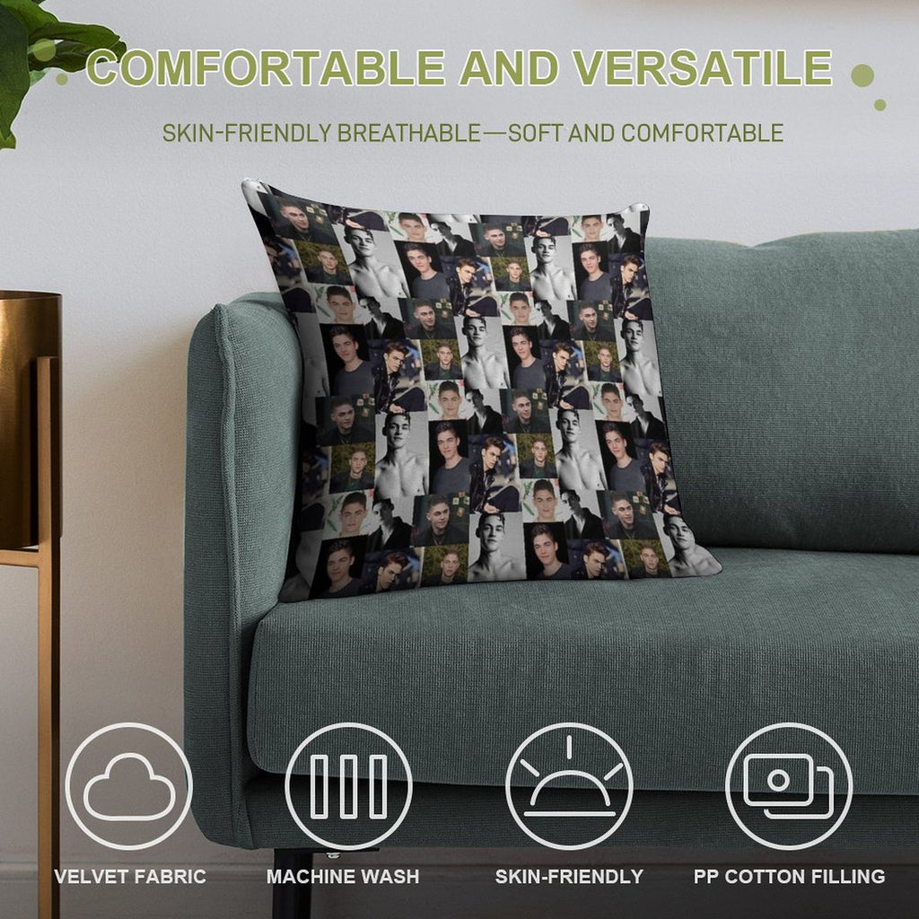 Hardin Scott Photo Edit Soft Reinforced Edging Throw Pillow