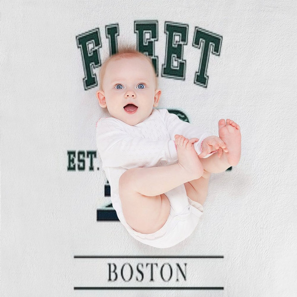 Boston Fleet PWHL Vintage Logo Comfort Throw Blanket