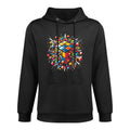 Exploding Cube Speed Cubing Puzzle Master Cotton-Polyester Blend Hoodie
