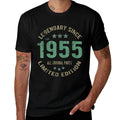 70 Years Old Bday Legend Since 1955 - Vintage 70th Birthday  Trendy Pattern T-Shirt