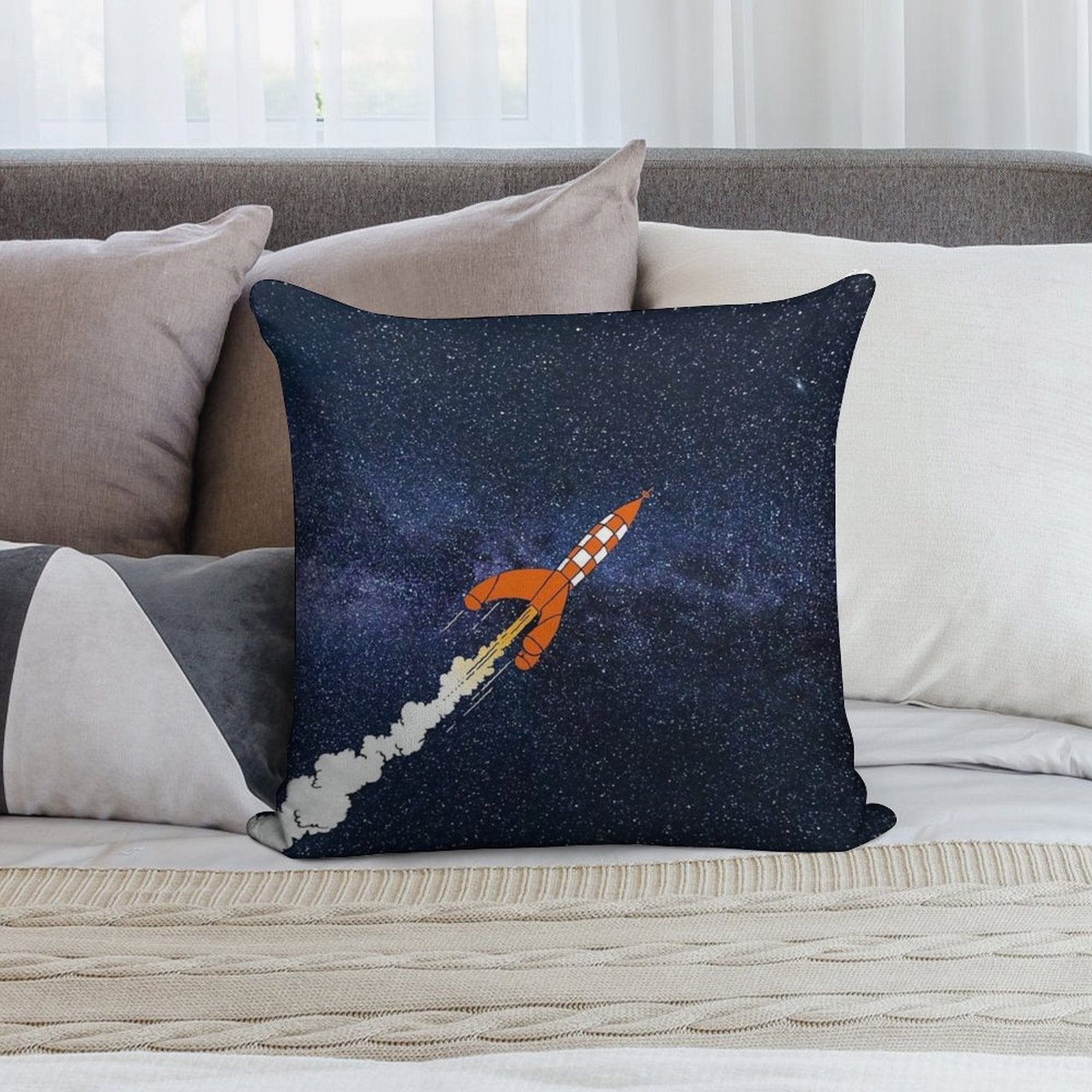 Objectif Les Étoiles Soft Style Accent Throw Pillow