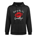 40th Birthday Kissing My 30s Goodbye Flirty Turning 40 Breathable Fabric Hoodie