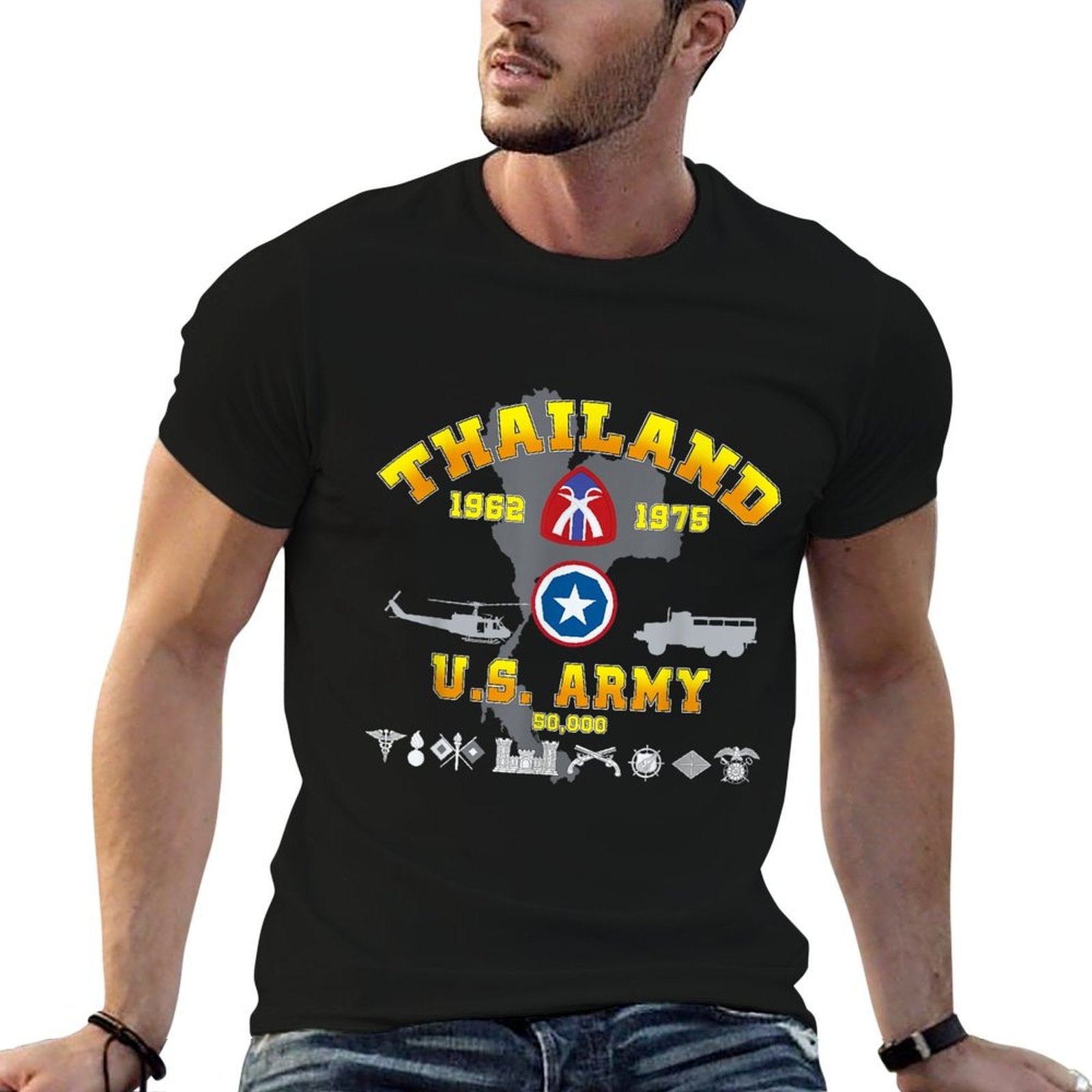 THAILAND 1962 -1975 U.S. ARMY  Graphic-printed T-Shirt
