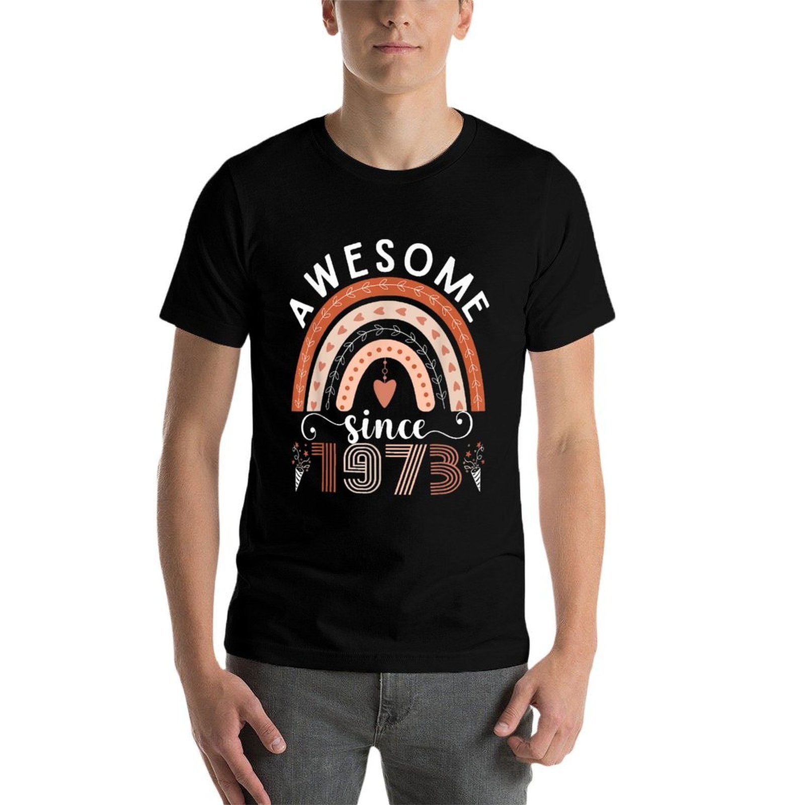 Awesome Since 1973 50th Birthday Women  Polyester Blend T-Shirt