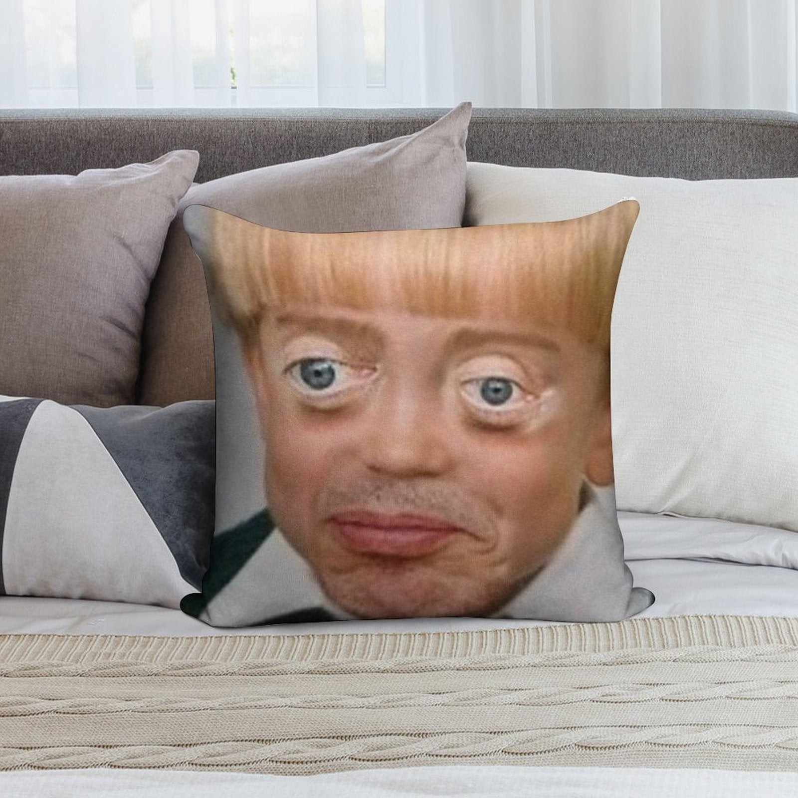 Steve Buscemi Boy Soft Bedroom Essential Throw Pillow