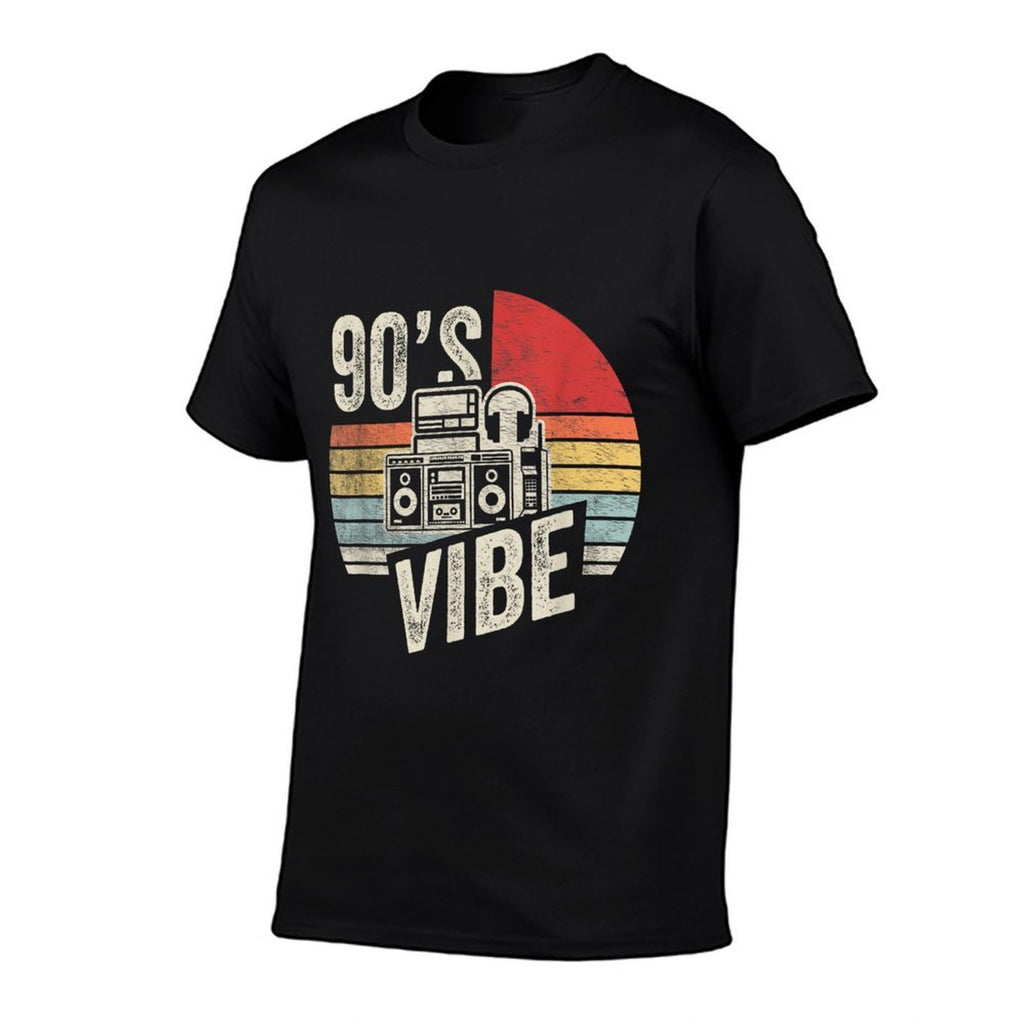 Vintage Retro Party Nineties 90s Vibe 1990s Music 90s  Easy-care T-Shirt