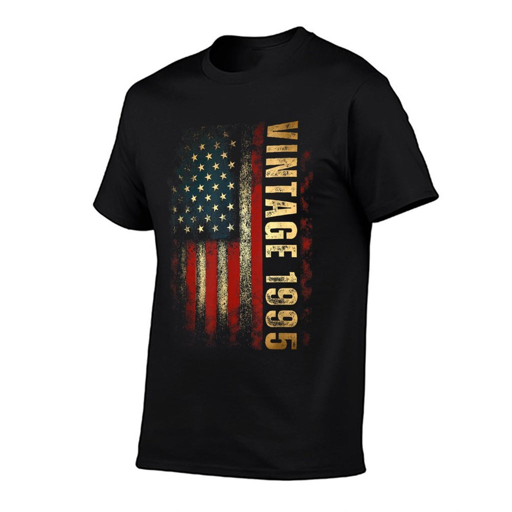 Vintage 1995 American 30th Birthday 30 Years Old Men  Wrinkle-resistant T-Shirt