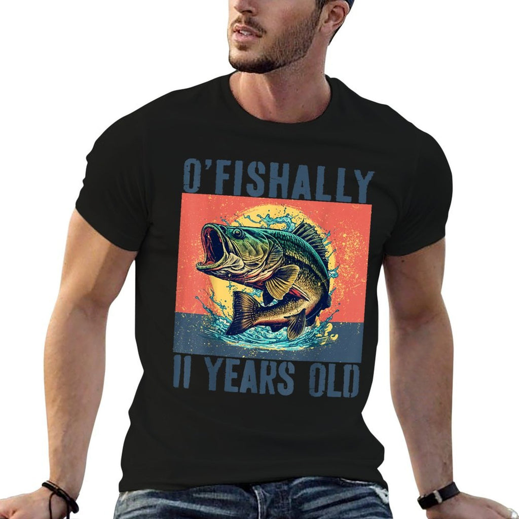 Ofishally 11 Years Old 2013 Fishing Fisherman 11th Birthday  Eco-friendly Material T-Shirt