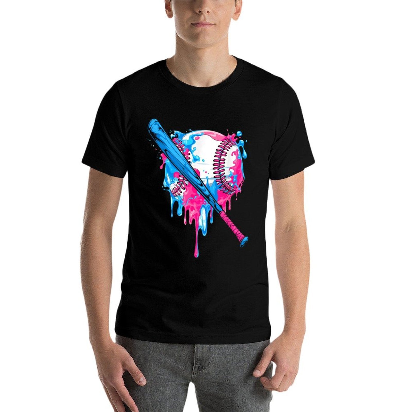 Respect The Drip Baseball Drip Boys Ice Cream Drip Youth  High-quality Stitching T-Shirt