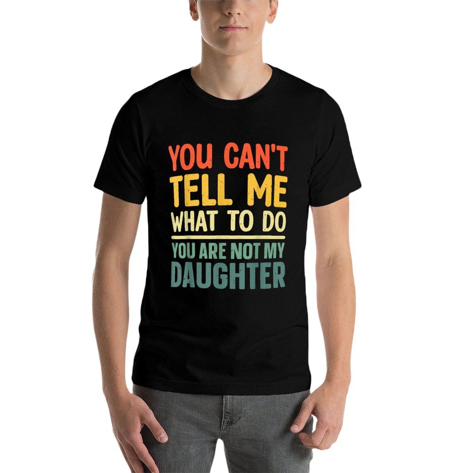 Funny Dad Design For Father Daddy Papa Men From Daughter Dad  Odor-resistant T-Shirt