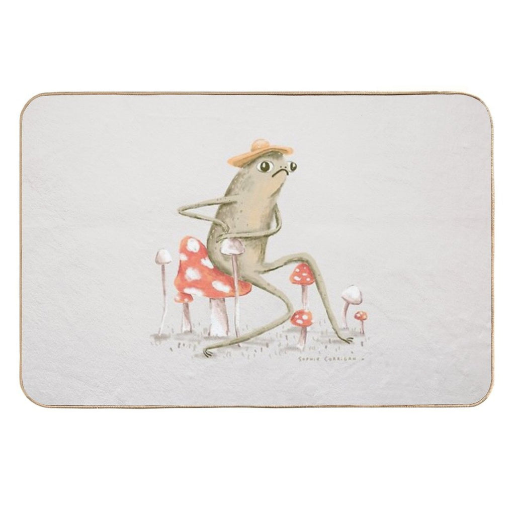 Awkward Toad  Anti-Trip Bath Mat