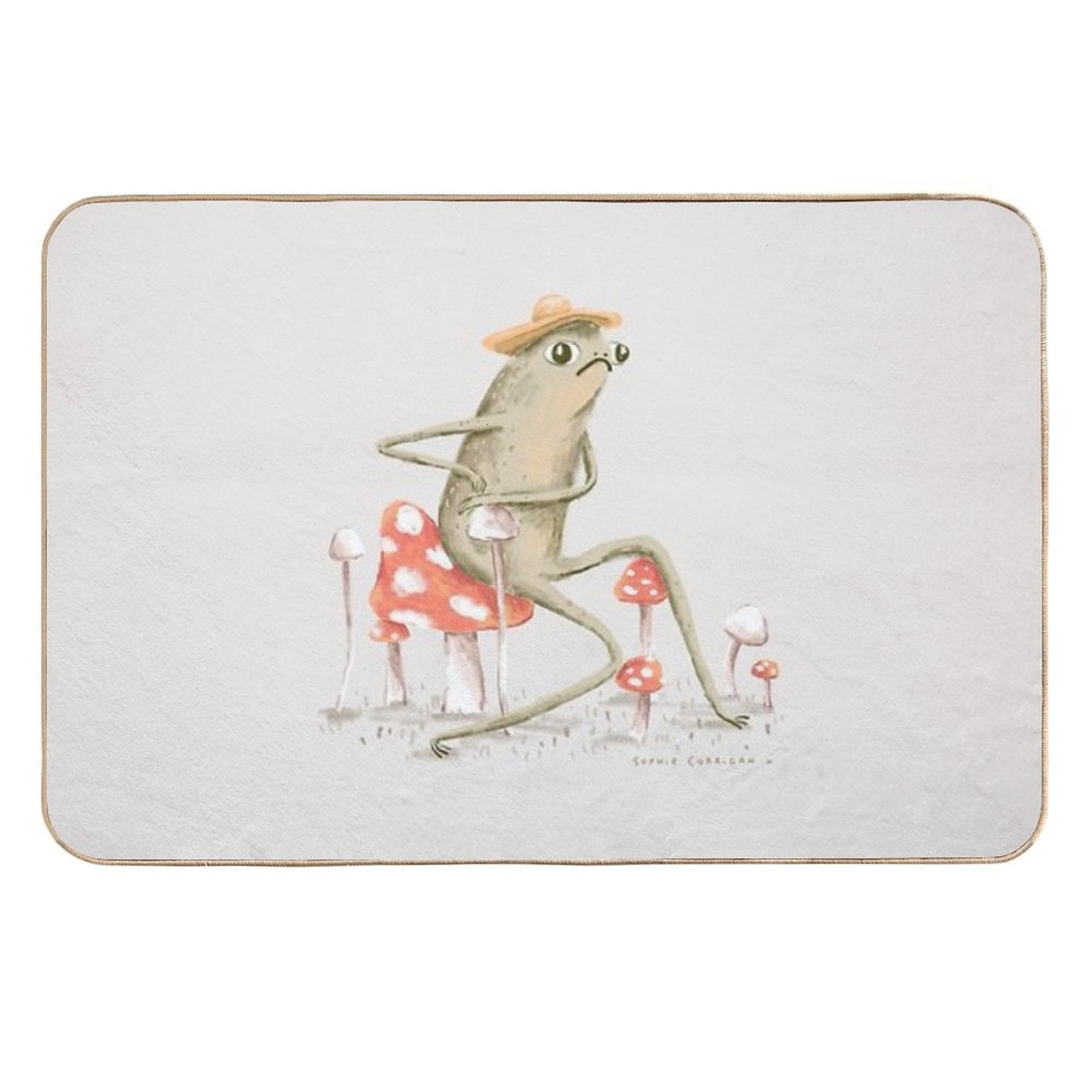 Awkward Toad  Anti-Trip Bath Mat