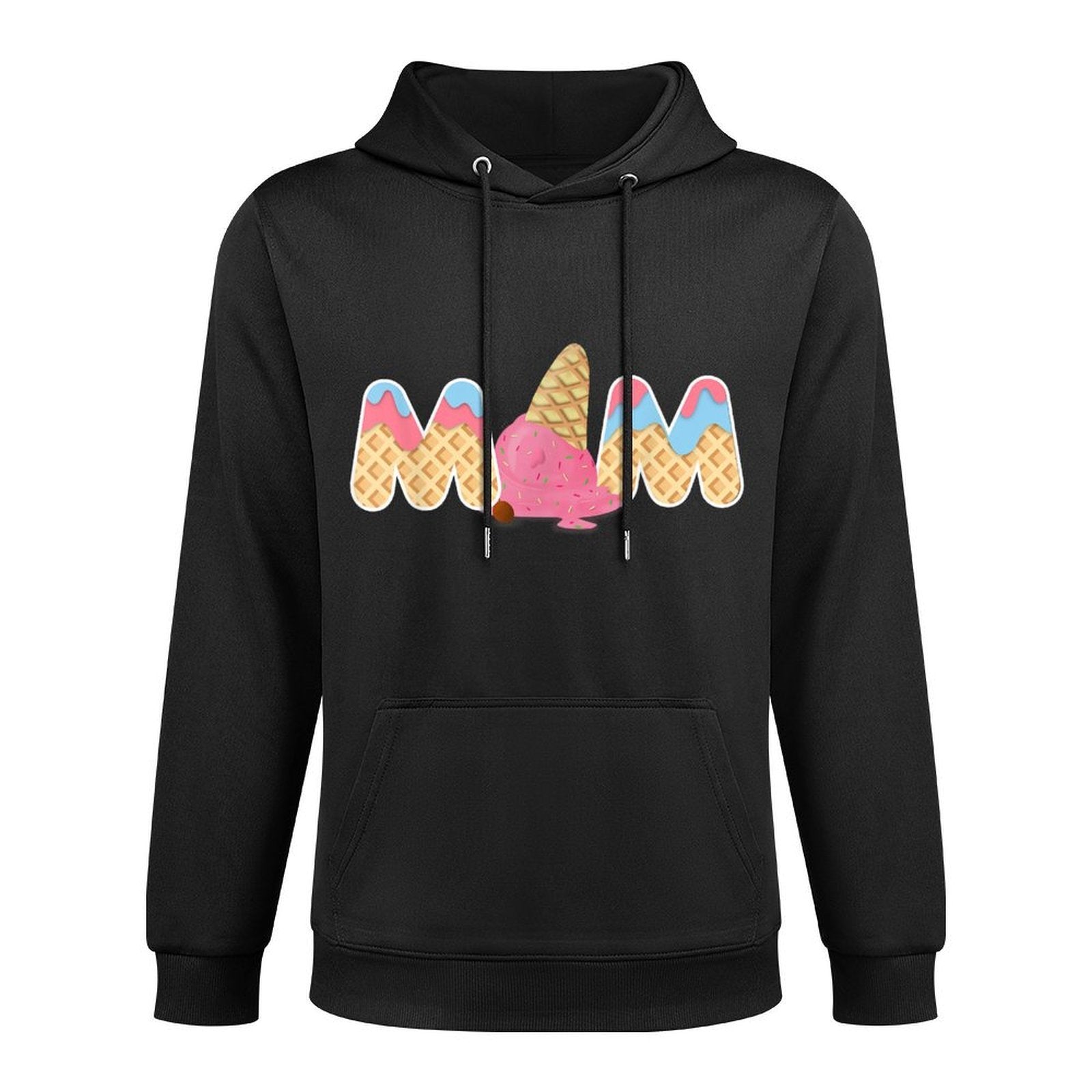 Mom Ice Cream Funny First Birthday Ice Cream Layering Staple Hoodie