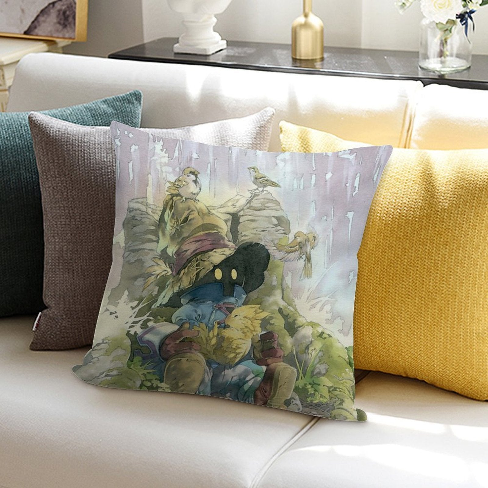 Vivi Rain Soft Home Decor Throw Pillow