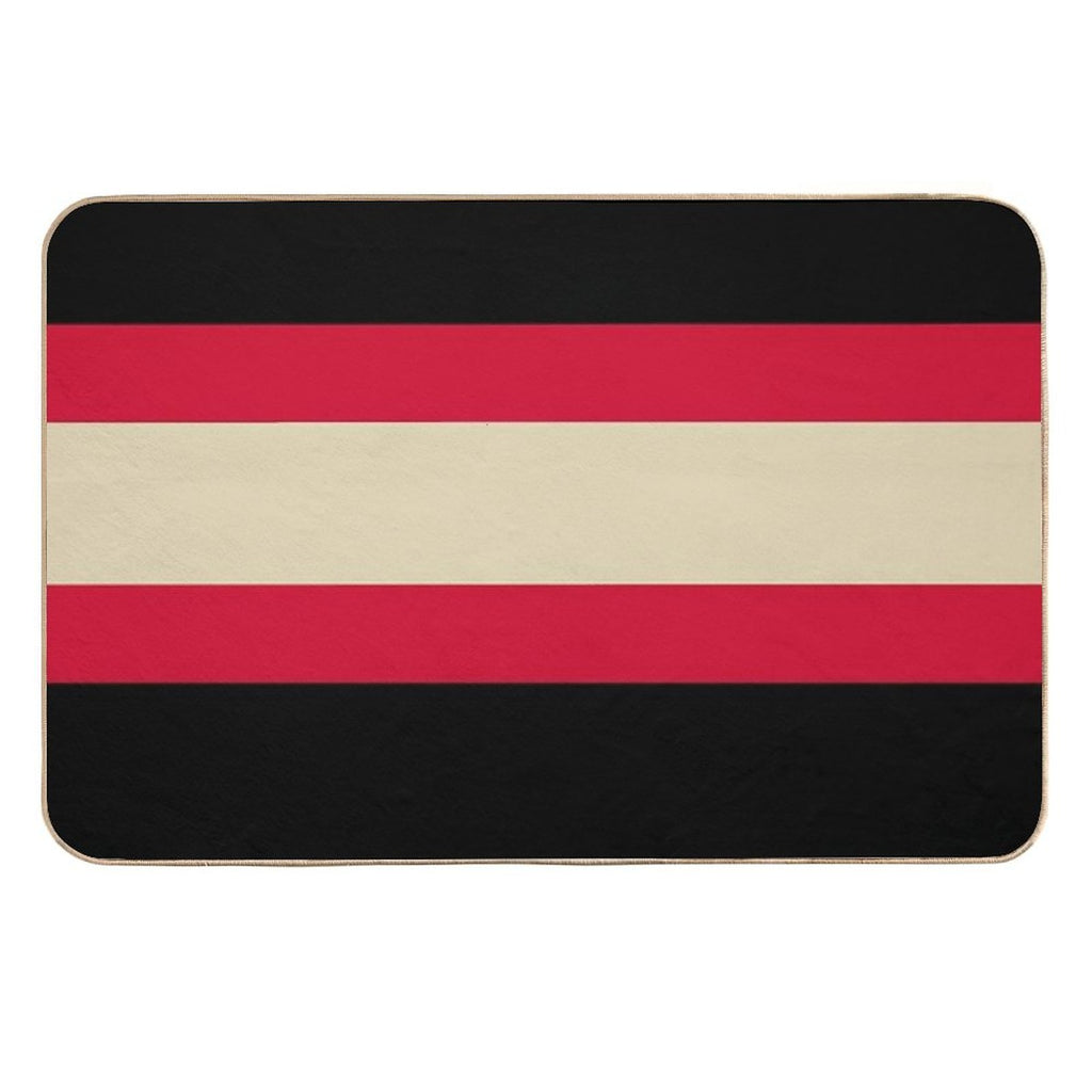 Chicago Blackhawks Retro Stripes Durable Bath Mat