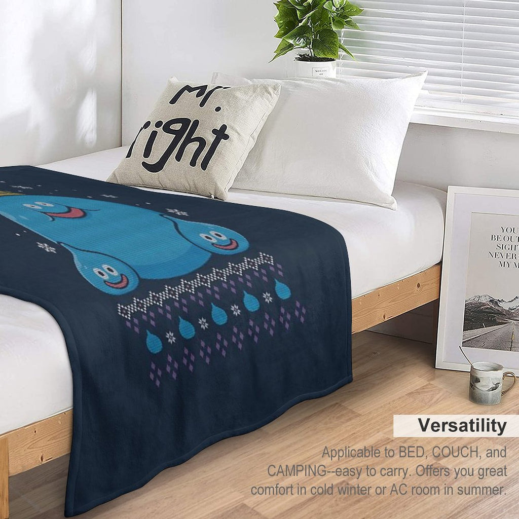 King Slime Christmas Anti-pilling Throw Blanket