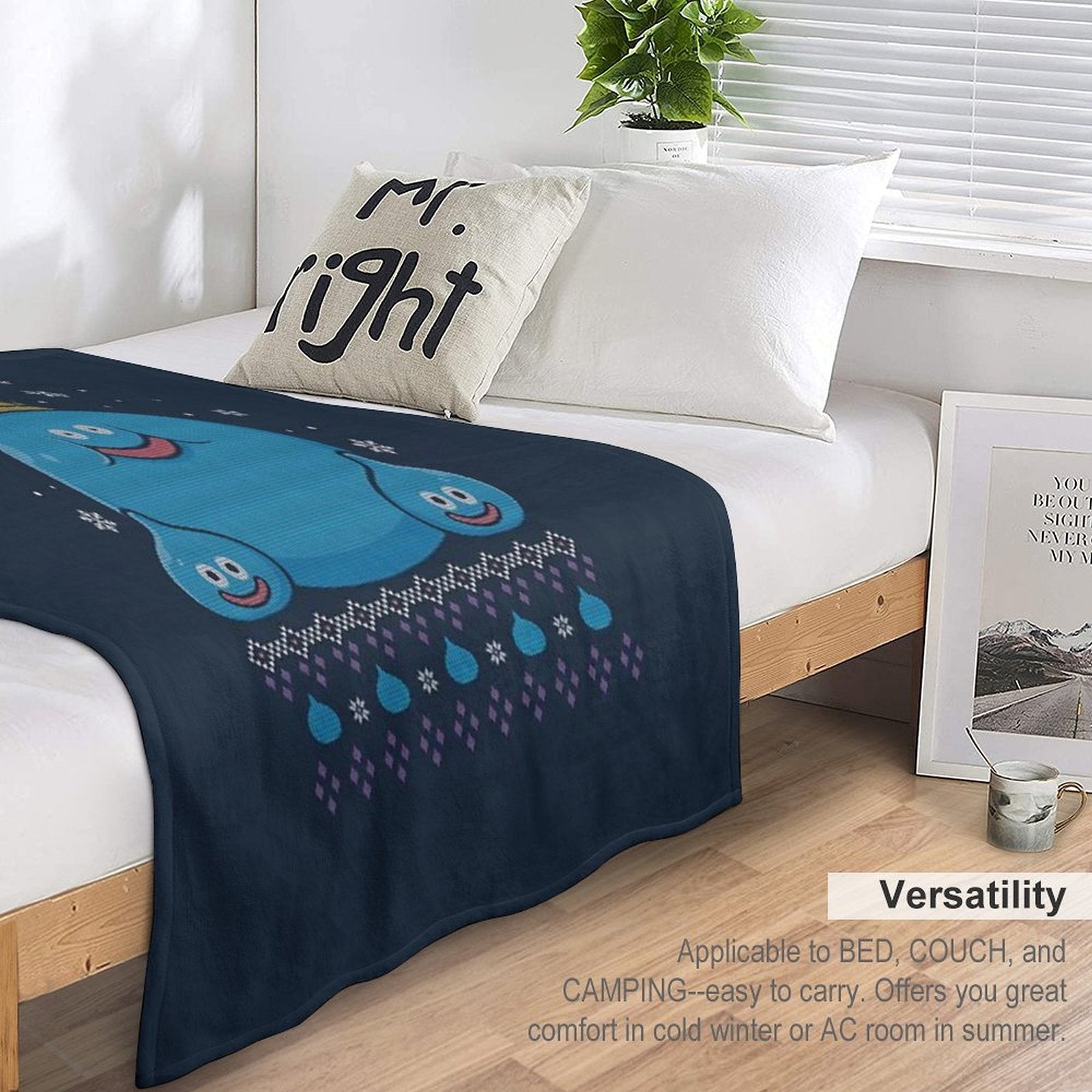 King Slime Christmas Anti-pilling Throw Blanket